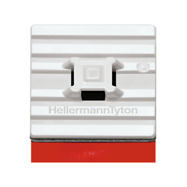 HellermannTyton Flexibler Klebesockel weiß 28,0x28,0 FMB4APT-A-PA66HS-WH